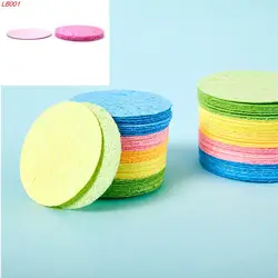 50/100PCS Compressed Natural Cellulose Facial Cleansing Sponge Makeup Removal Cotton Face Washing Brush Skin Care Tools