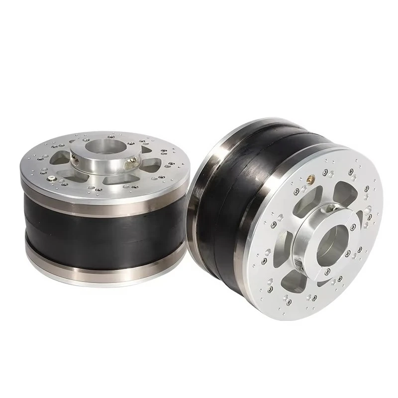 

Non-standard length aluminum alloy shaft pneumatic inflatable drum factory direct sales 3/6/12 inches