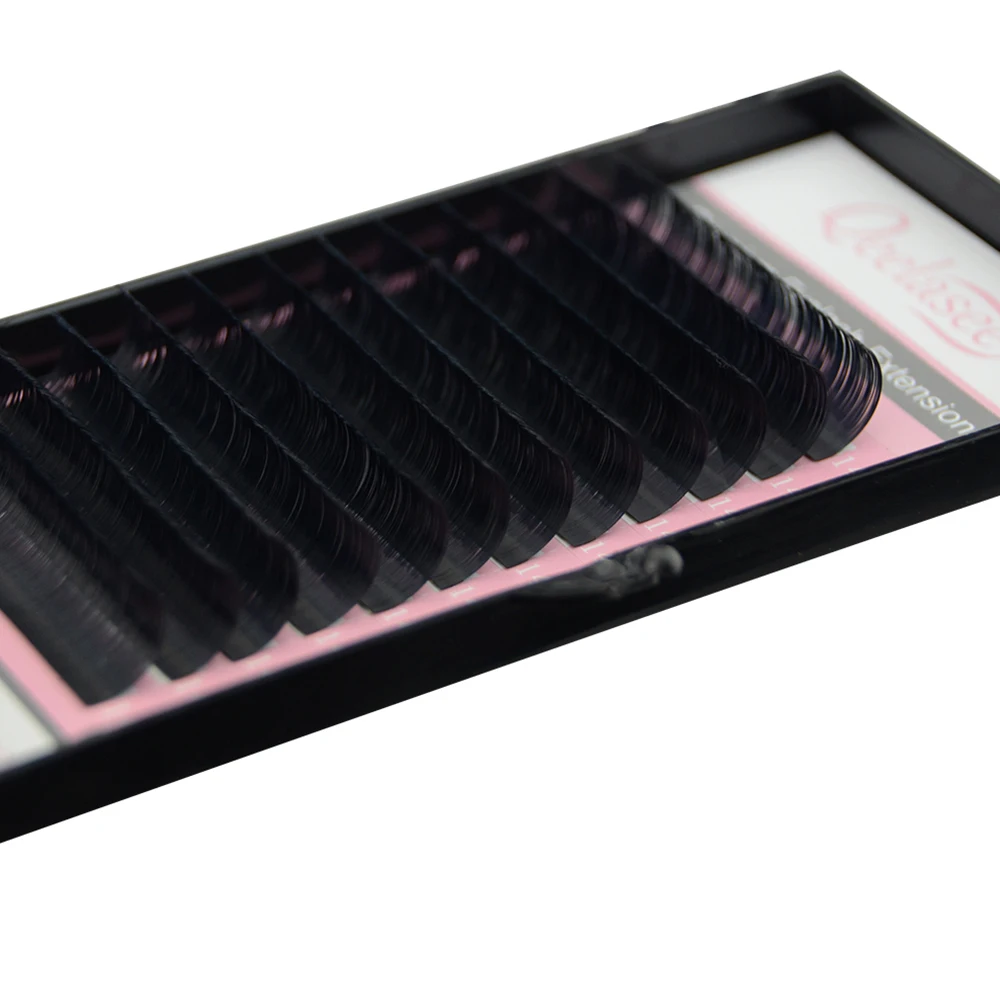 1 Stück Qeelasee CC und DD Curl Volumen normale runde Wimpern Russische Volumenwimpern Matte Faux Mink Professional Cilio – Detail 3