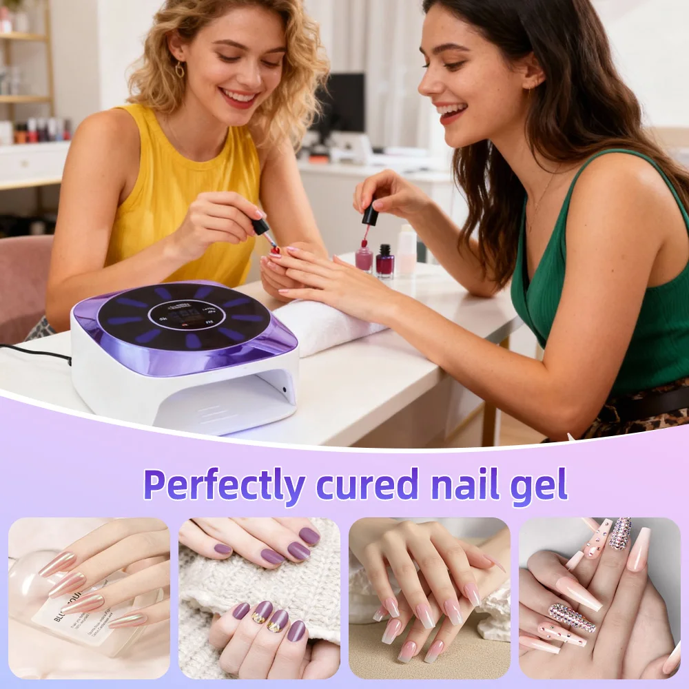 Große Raum UV LED Nagel Lampe Wiederaufladbare Nagel Trockner Mit Smart Sensor Professionelle UV Lampe Für Nägel Maniküre Pediküre Lampe