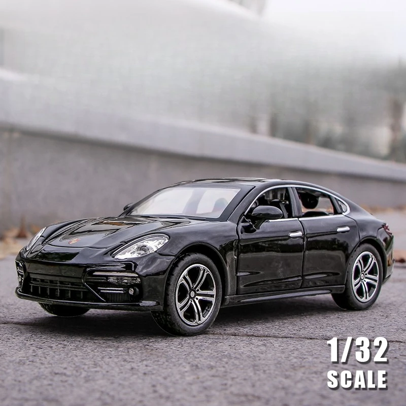 

1:32 Porsche Panamera, модель автомобиля из сплава, игрушки, литые под давлением автомобили со звуком, световые модели, игрушки для мальчиков, подарок