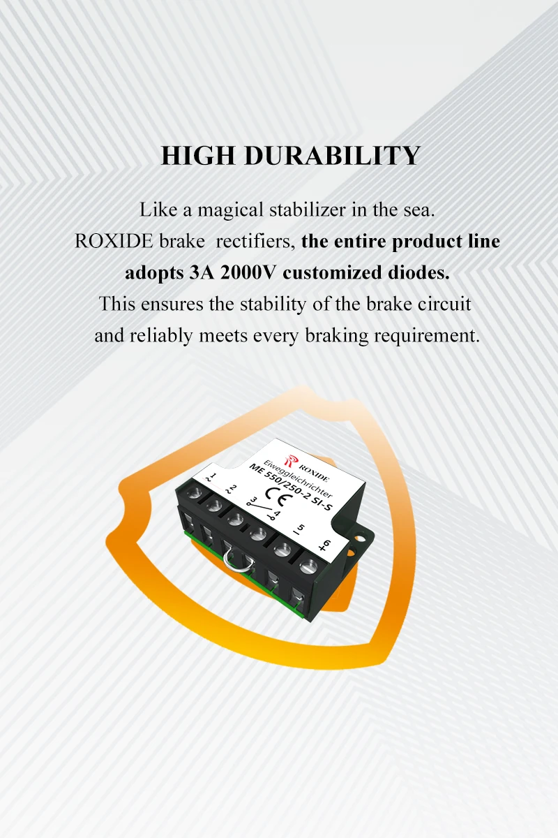 Motor Brake Holding Brake Power Supply ME 550/250-2 SI-S Brake Rectifier Module 550V/250V