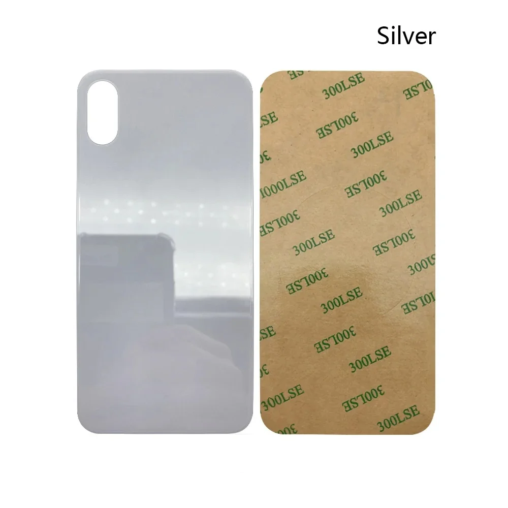 Back Glass For IPhone X-Xs-Xsm Back Cover Glass Fast Replacement High Quality Housing Battery Cover Big Hole Rear Glass