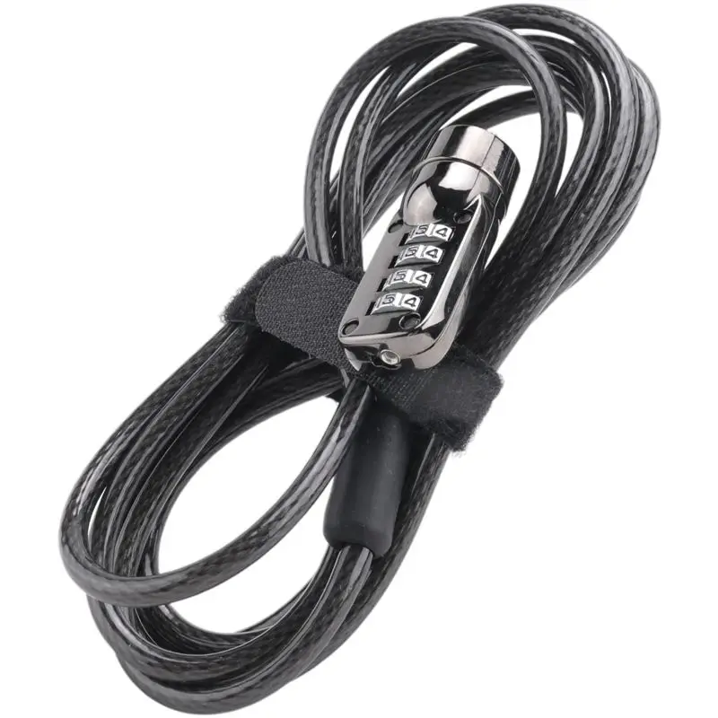 B29C-Security Combination Laptop Notebook Cable Lock 4 Digit Password Lock