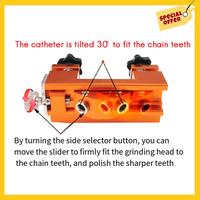 Portable Chainsaw Sharpening Jig Aluminium Alloy Chainsaw Sharpener With Grinder Chain Saw Drill Sharpen Tool Easy To Replace