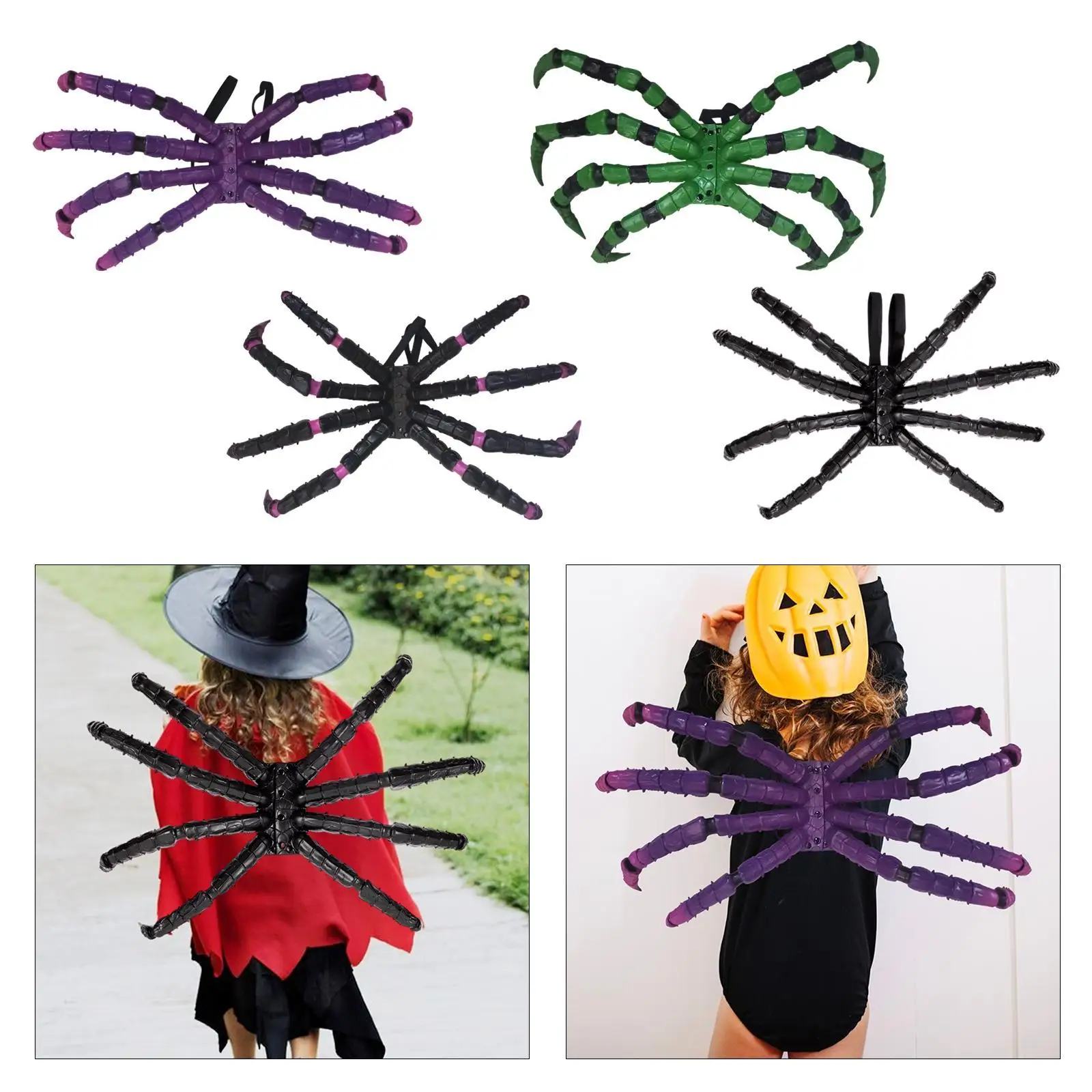 Halloween Spider Wings Costume Funny for Stage Show Holidays Party Supplies