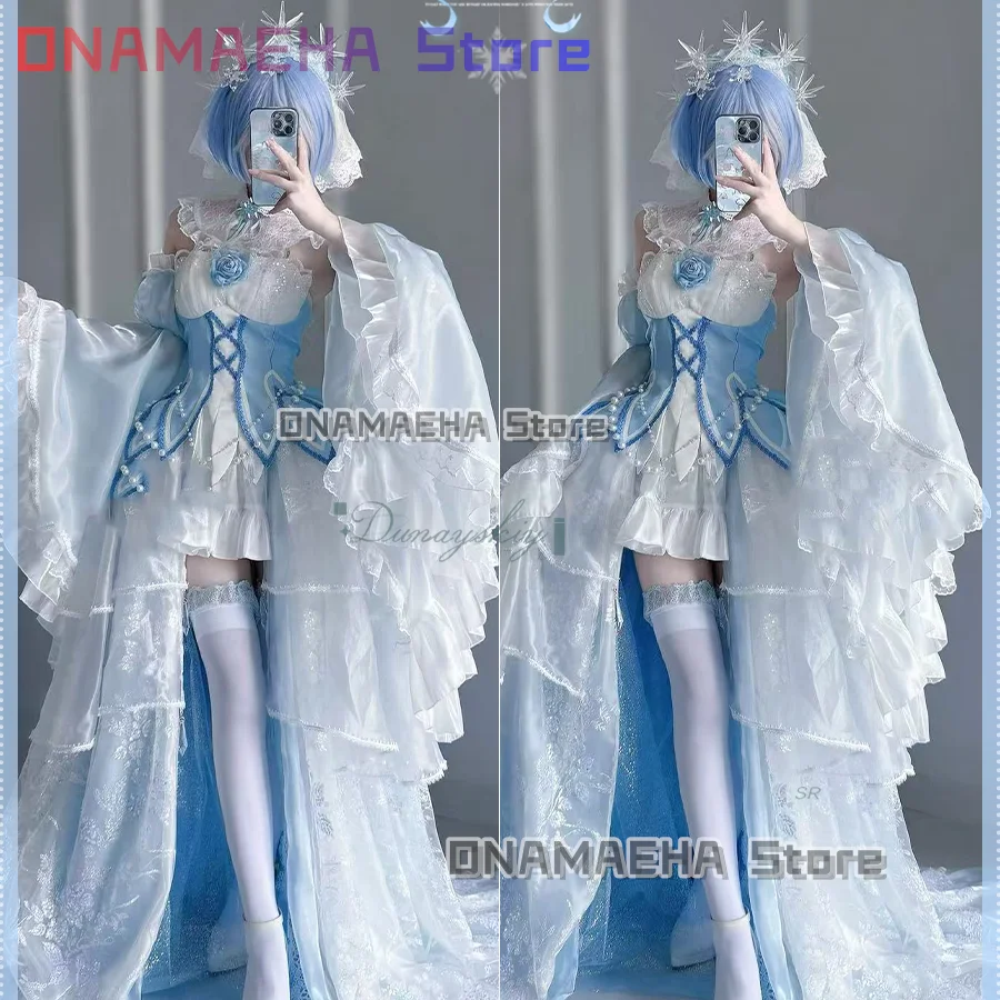 {ONAMAEHA}Ramu Prachtige Unifo - Re Zero Rem Wig recensie en prijs