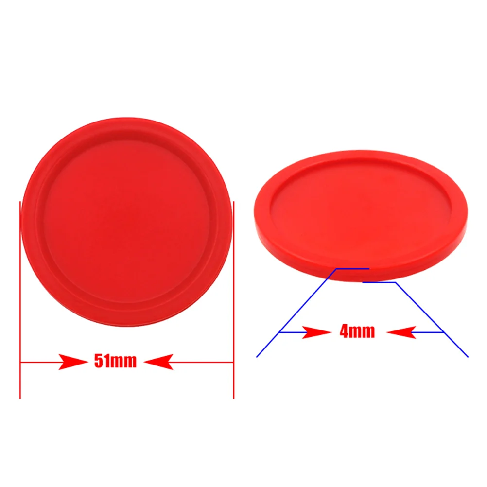 4 PCS Air Hockey Game Supplies Table Mini Pucks Replacement Paddles and Pushers Tabletop Putter