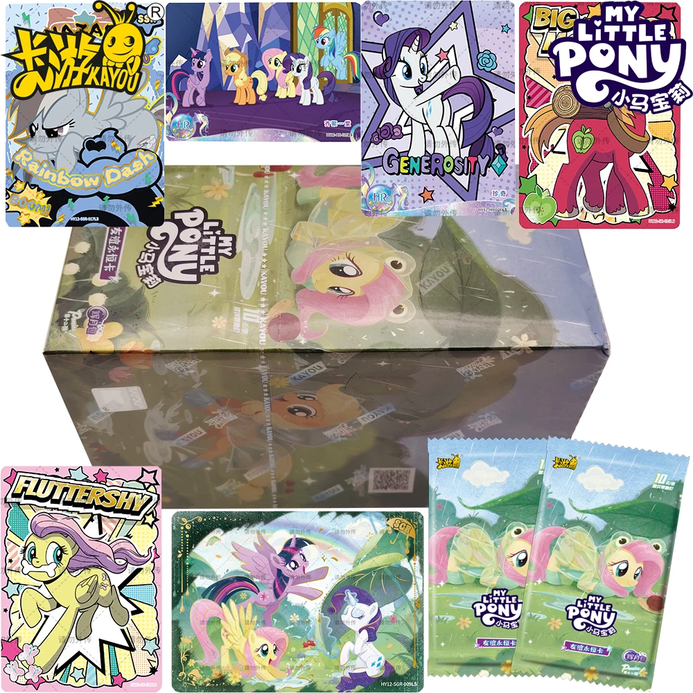 Kayou Genuine American Classic Animation My Little Pony Collection Card Cartoon Exclusive Characters Personality Exquisite Cards