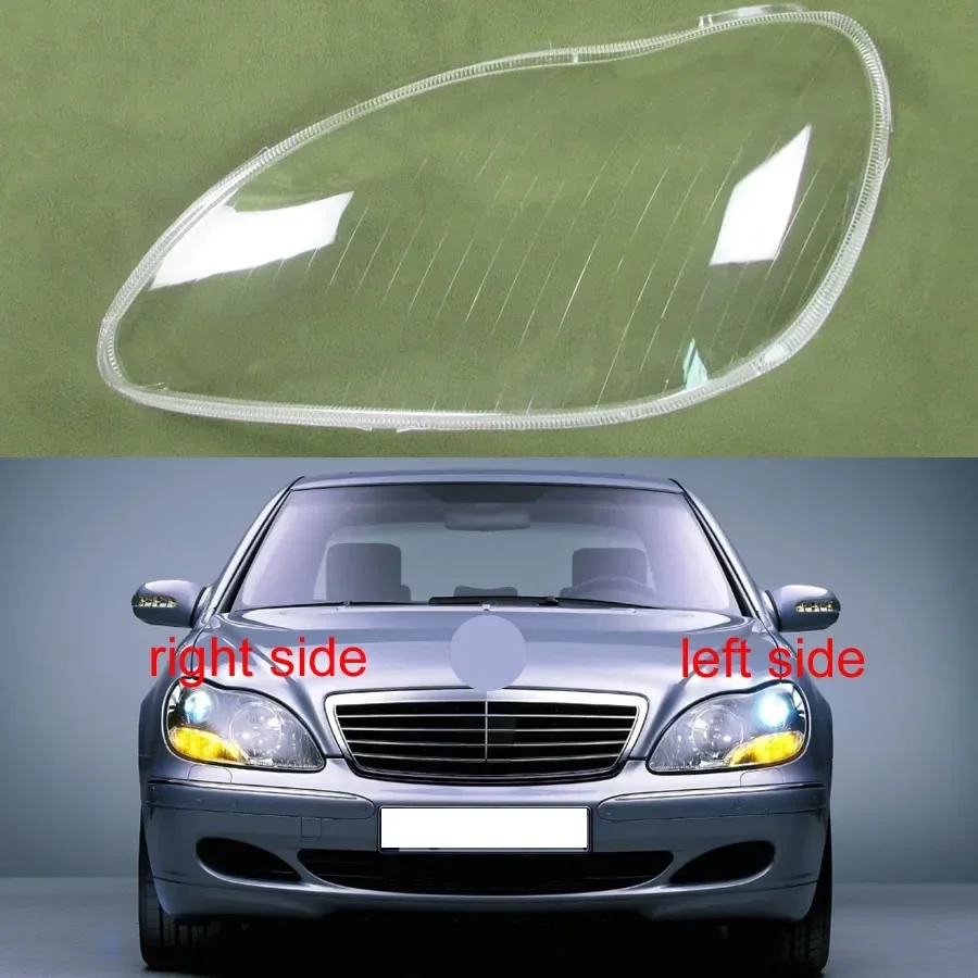 

Headlight Shell Transparent Mask Lampshade Lens Headlamp Cover For 1998-2005 Mercedes Benz W220 S600 S500 S350 S320 S280