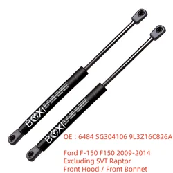 BOXI 2Pcs Front Hood Lift Supports Strut Shock 9L3Z16C826A For Ford F-150 F150 2009 - 2014 Excluding SVT Raptor Lift Struts