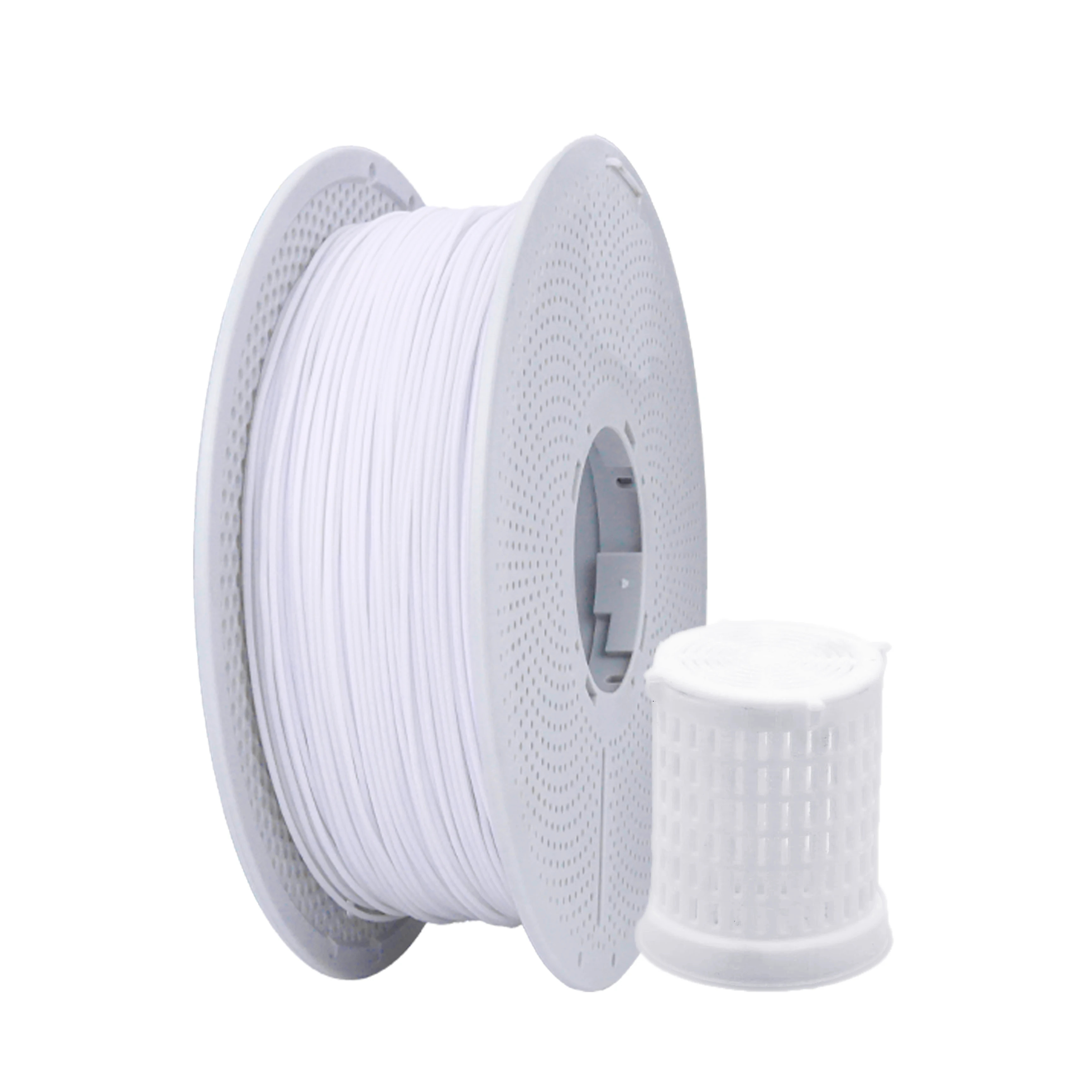 

TPU white 1KG 3D Printer Filament 1.75mm, High Speed 95A TPU Filament, 1KG Flexible 3D Filament for Fast Printing, Dimensional A