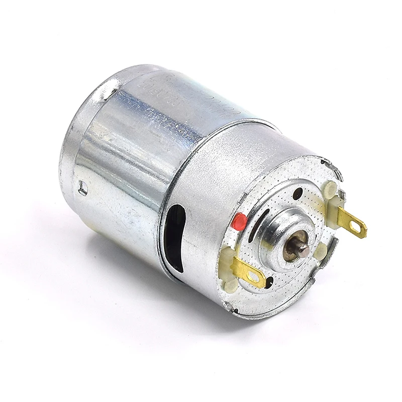 DC 12V-36V 24V motore RS385-09400 motore a spazzole di carbone doppio cuscinetto a sfere grande coppia a basso rumore elettrodomestici motori