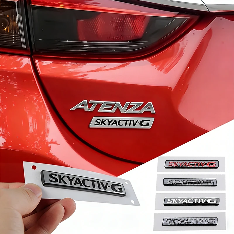 ABS MAZDA SKYACTIV Emblem Aufkleber Multi-Style für Auto Kotflügel Kofferraum Heck | Mazda3-6 Serie Auto-Außendekorationszubehör – Detail 7