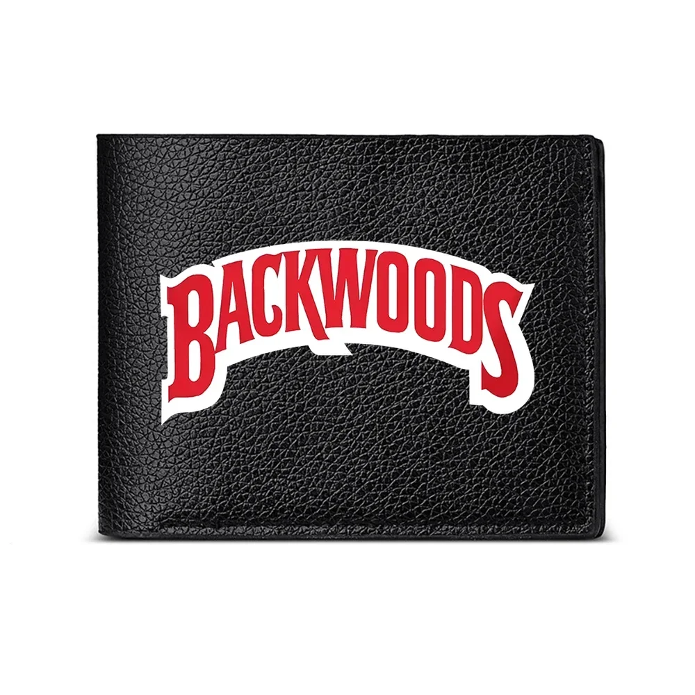 Backwoods Logo Men's Wallet Card Holder Casual Business Fashion Design Stylish Print Accessory