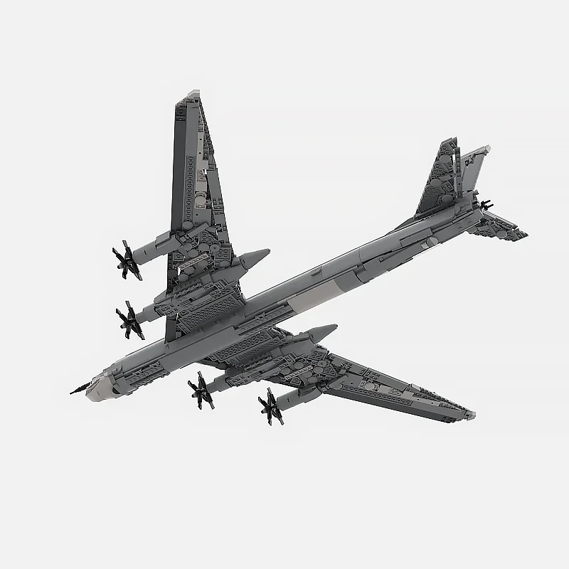 Moc Building Blocks Tupolev TU-95 Bear Bricks Model Toys - view 6