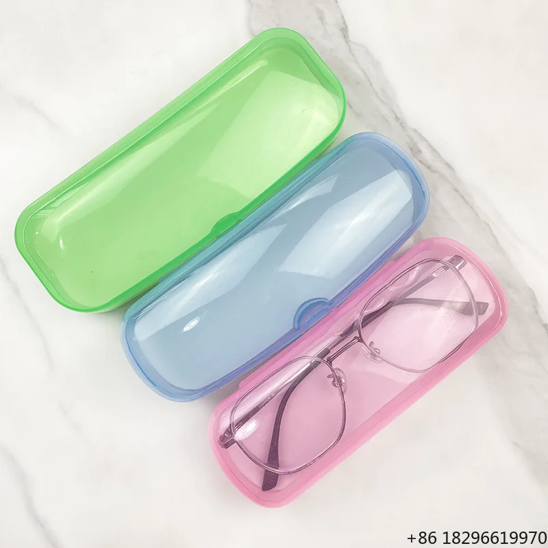 Factory Direct Transparent PVC Plastic Sunglasses Case for Durable Eyewear Storage