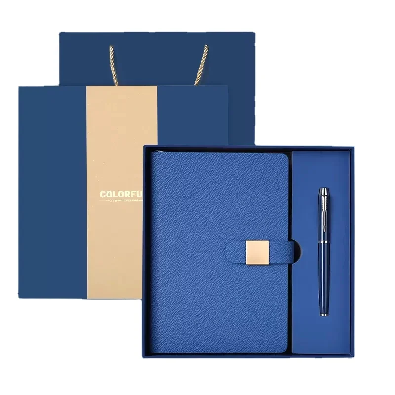 

2025customized.Business Stationery Customized Luxury Pu Leather Notebook And Stylus Pen Set most popular products 2310