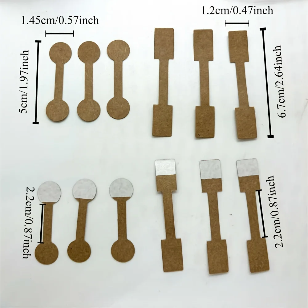 100 قطعة من علامات المجوهرات الورقية |   للخواتم والقلائد والأساور وسلاسل المفاتيح وملصقات العرض للتغليف والتسعير