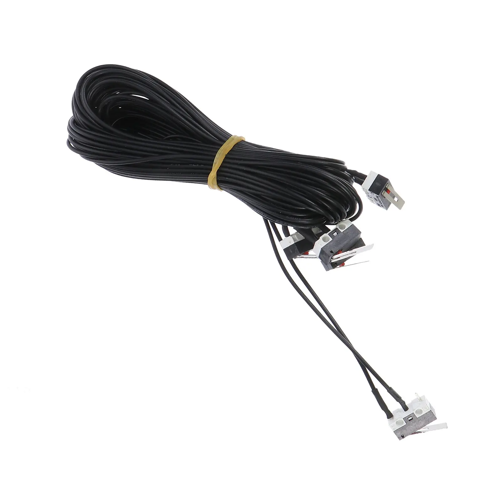 5Pcs Limit Switch Micro Snap Action Push Button Travel Control Switch for Ac Dc Circuit Industrial Mechanical Travel