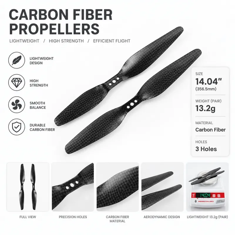 for TMOTOR Carbon Fiber Blade 9030 Accessories Multi-rotor Power Propeller 9 Inch Straight Propeller