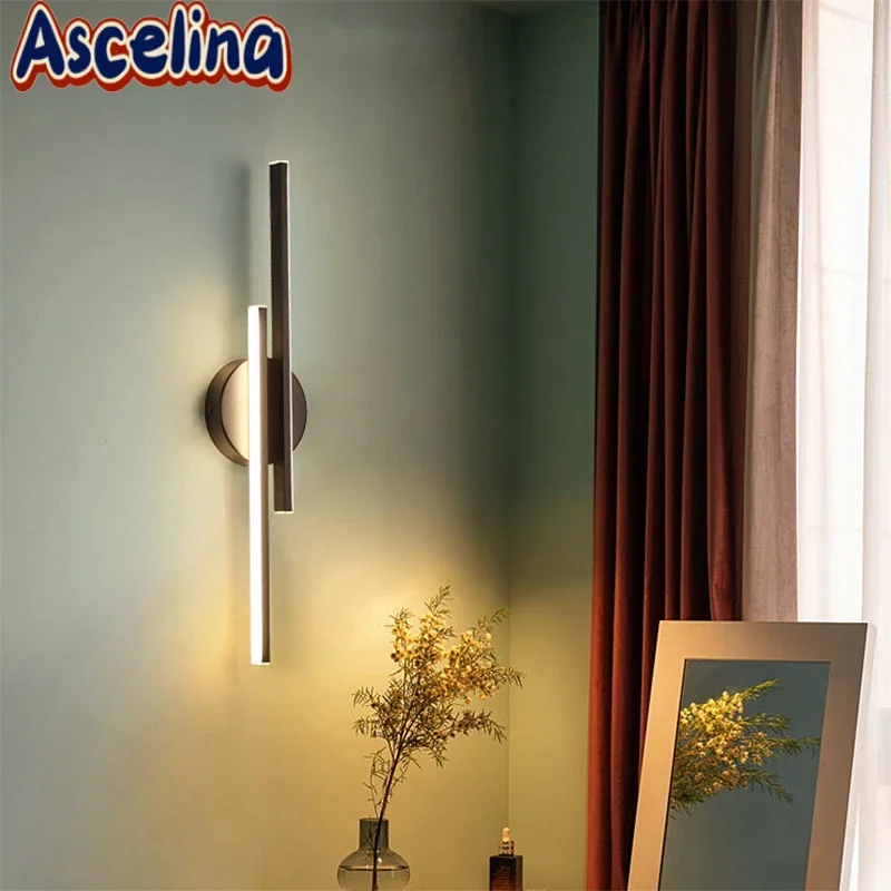 Modern LED Wall Lights Minimalist Up Down Glowing Wall Lights For Bedroom Bedside Living Room Bathroom Illumination Decore Light