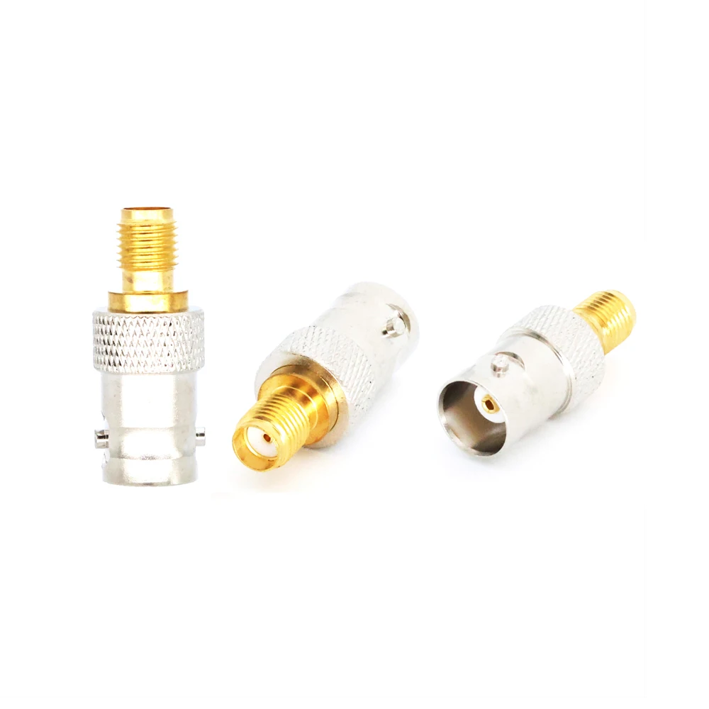 10 قطعة محول الترددات اللاسلكية الاحترافي BNC/SMA-KK-1000+ دورات التزاوج لـ Yaesu FT-70DR/Kenwood TH-F6A/Radioddity GD-77