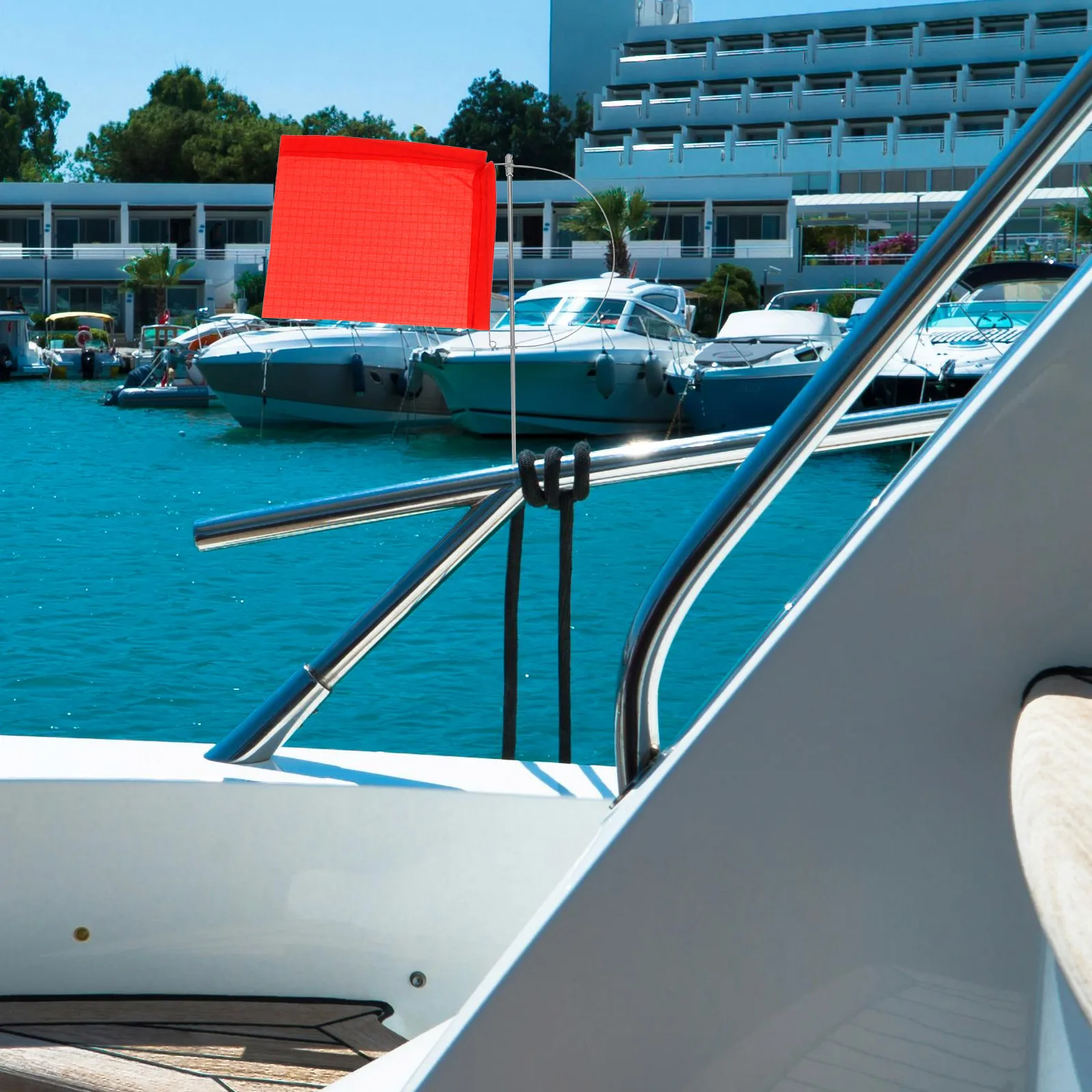 

2pcs Wind Direction Flag Marine Accessories Fade Resistant 304 Stainless Steel Durable Sailboat Yacht Mast Indicator Boat Wind
