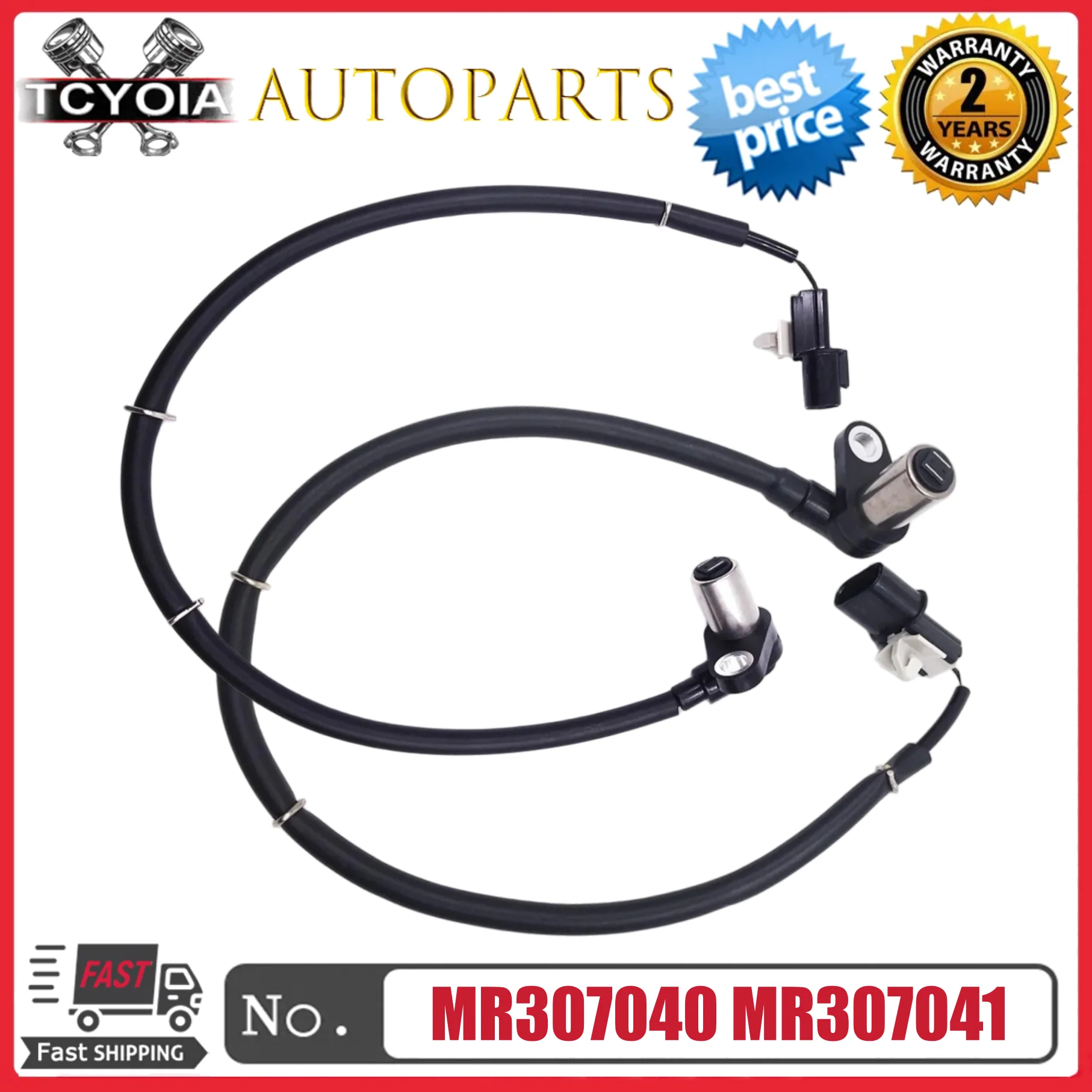 

2 шт. задних левого и правого датчиков скорости колеса ABS MR307040 MR307041 для Mitsubishi L400 Space Gear 1996-2004