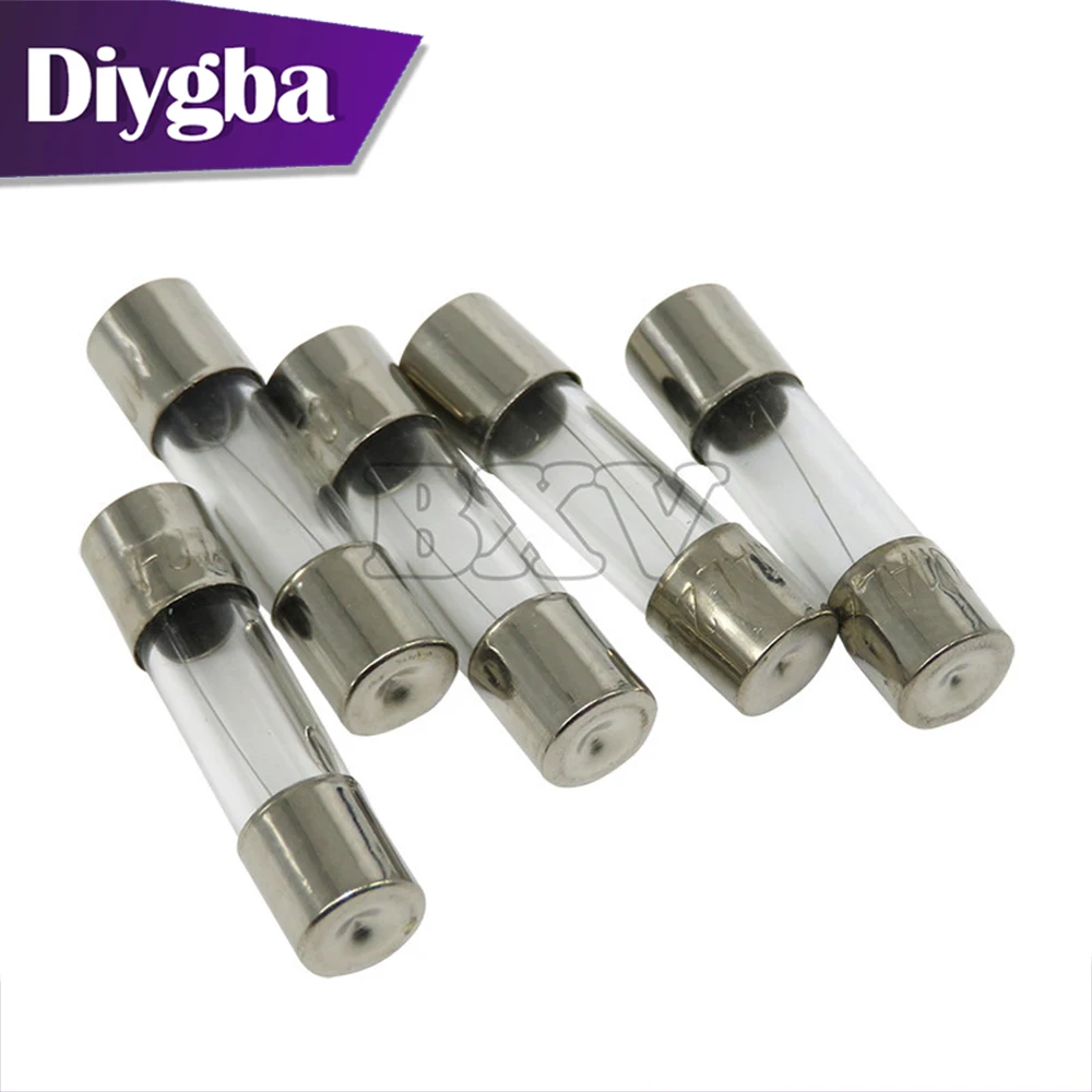 100PCS 5X20 GLASS FUSE TUBE 250V 0.1A ~ 25A 5*20 HIGH QUALITY FUSE 5*20 0.2A 0.25A 0.3A 1A 1.25A 2A 2.5A 3A 3.15A 4A 5A DIYGBA