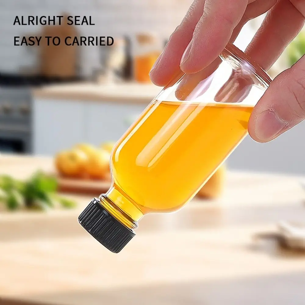 12Pcs Portable 60ml Sample Boston Bottle Clear Airtight Small Glass Bottles with Lids & 3 Funnels Whiskey Sample Essential Oils