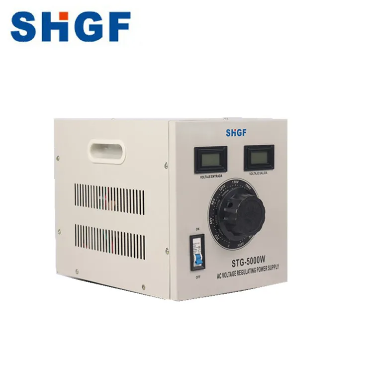 STG 5000Watt Single Phase AC Automatic Voltage Regulator Variac transformer