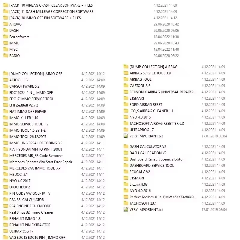 32GB Full Software Pack Mileage Correction Airbag Crash Clear IMMO off Dash & IMMO Car Diagnostic Tools