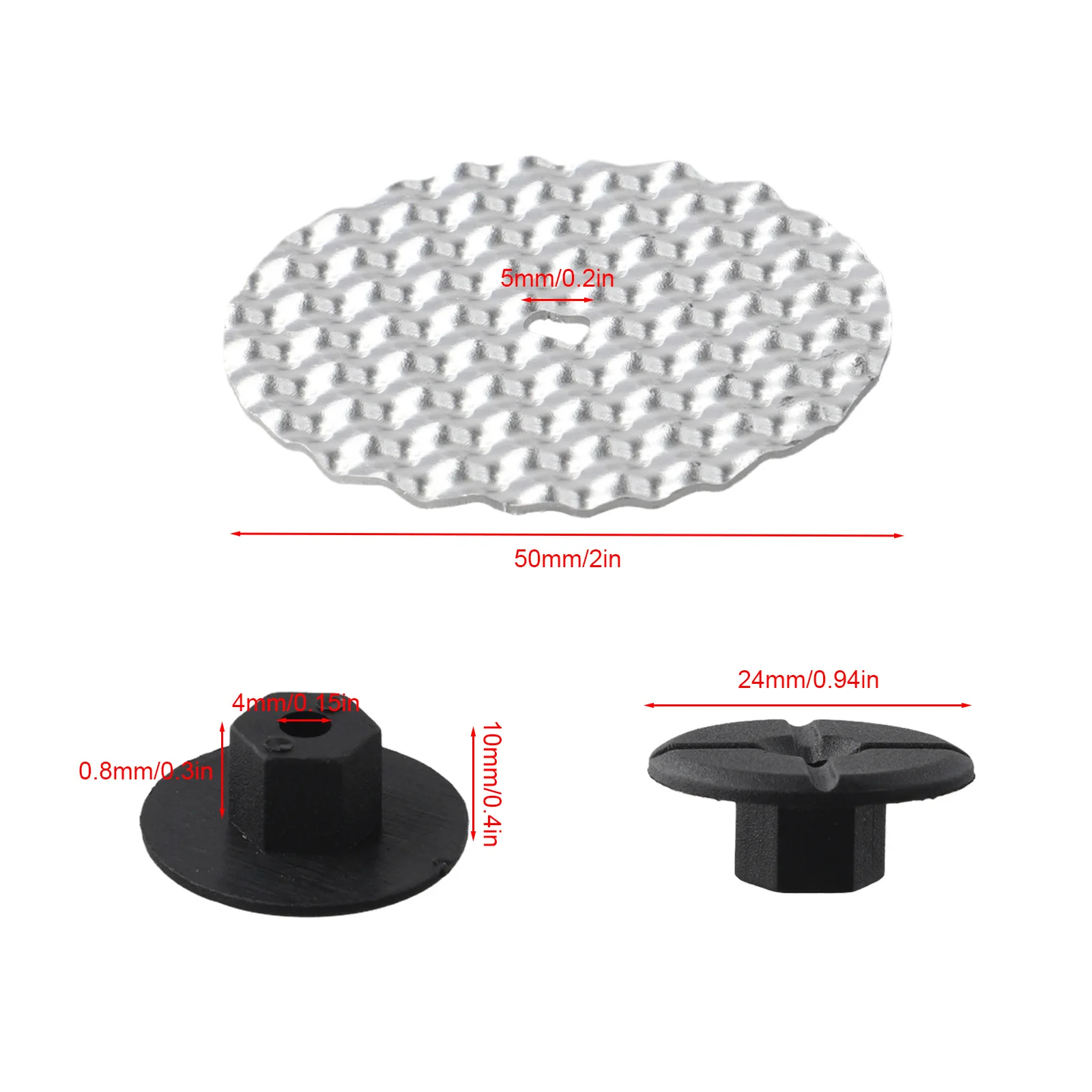 5 Pcs Auto Heat Shield Repair Kit N90796501 Heat Protection PlateHeat Shield Washer Attachment Repair Kit Car Accessories