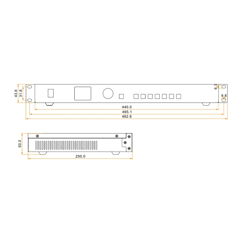 V760 novastar ตัวควบคุม LED แบบ2-in-1ราคาดีที่สุดโปรเซสเซอร์วิดีโอ LED V760