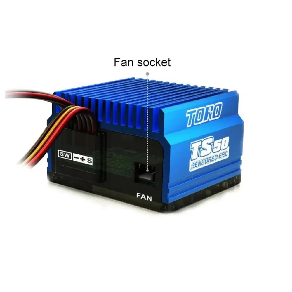 SKYRC TS50 50A Brushless Sensored ESC with 6V/2A BEC Support Sensor Sensorless Brushless Motor for 1/10 Buggy Touring Car