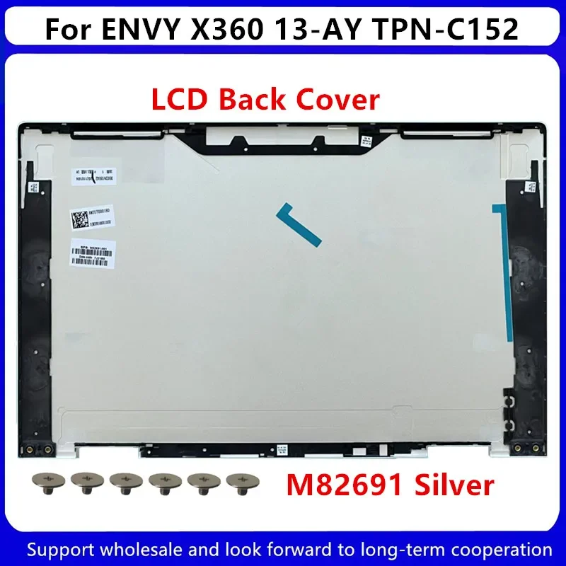 Imagem -02 - Tampa Traseira Lcd para hp Inveja X360 13-ay Tpn-c147 M82691001 Novo