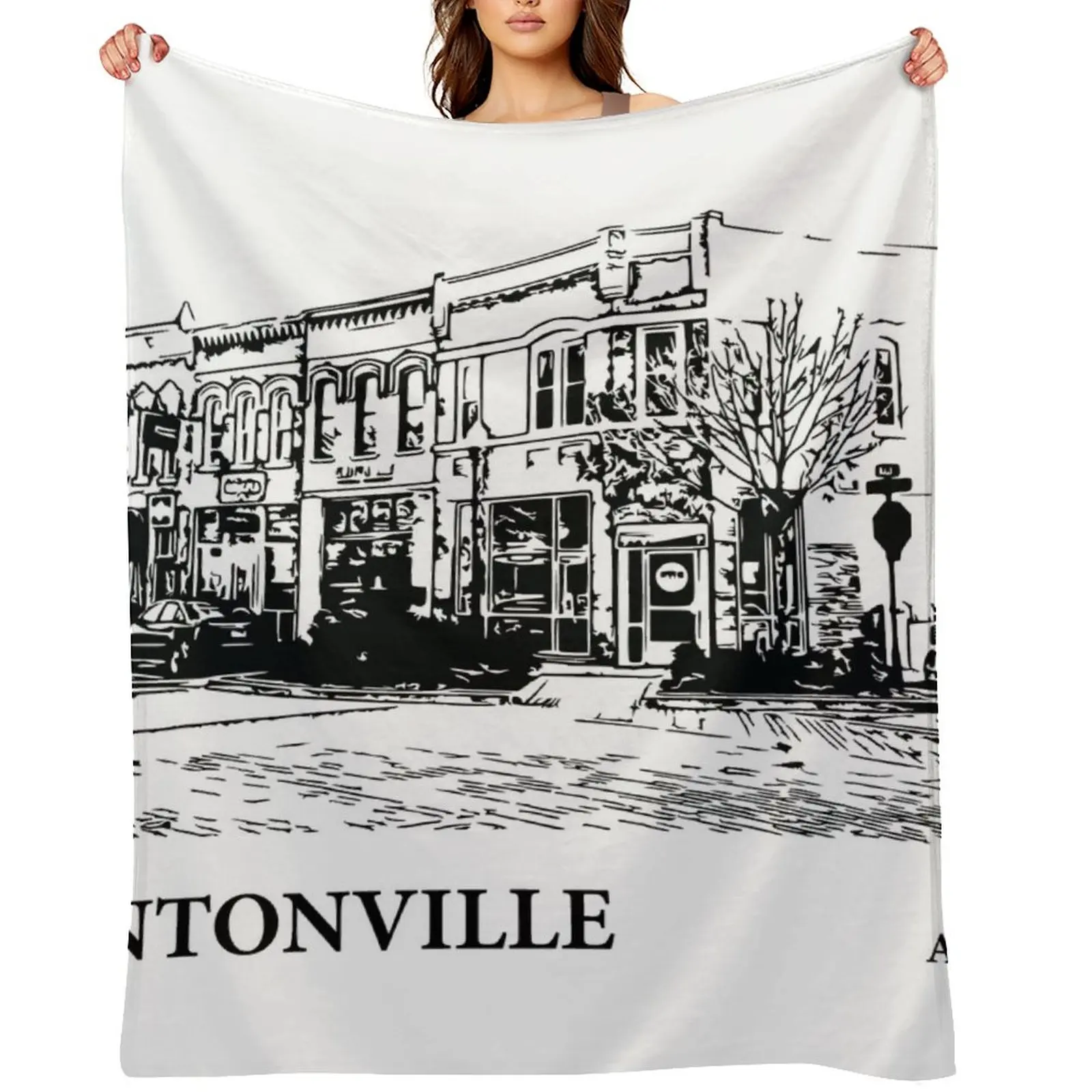 

Bentonville Arkansas Throw Blanket Decorative Sofas Furry Extra Large Throw Weighted Blankets