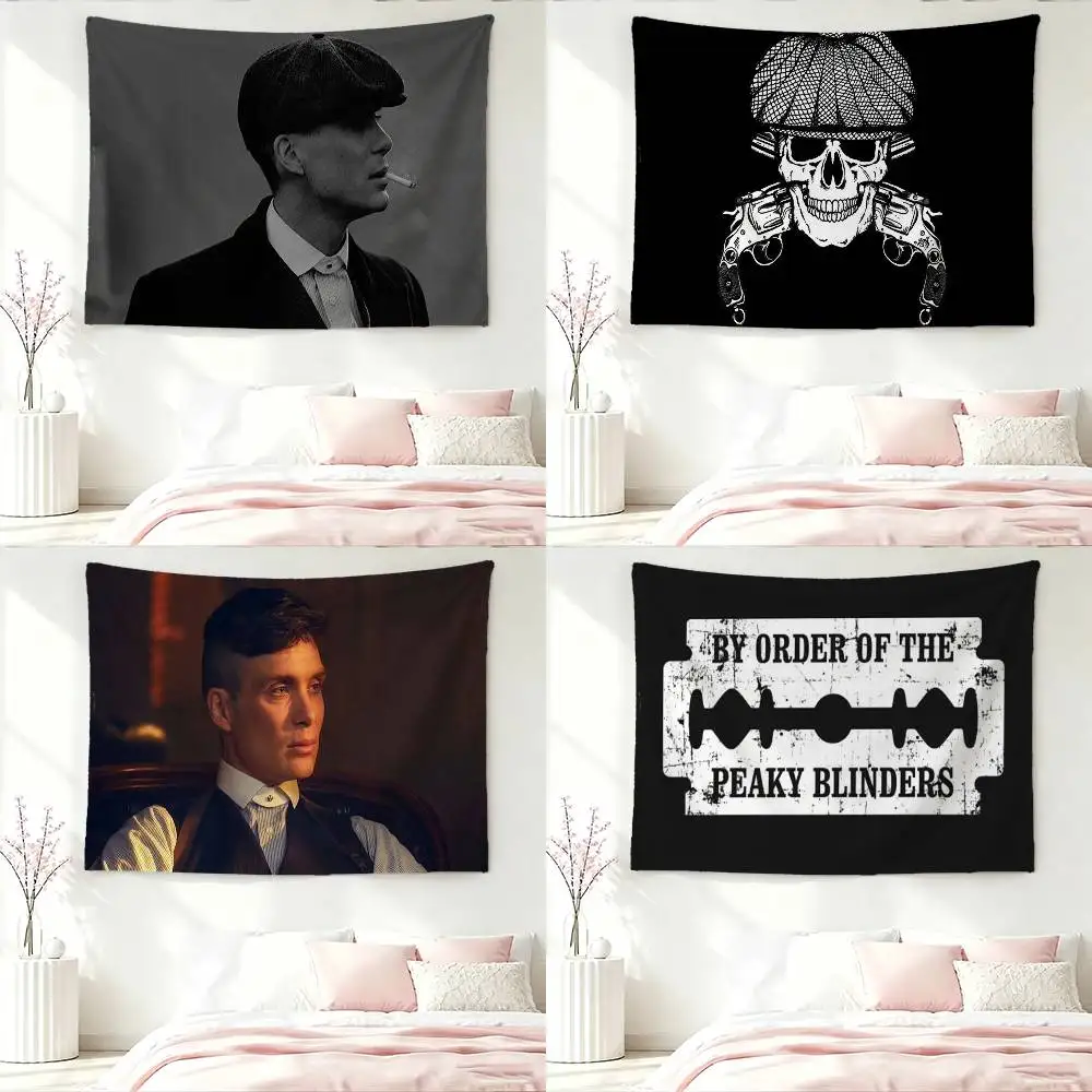 P-Peaky Blinders  Flag Outdoor Decorations for Bedrooms Home Decor Items Banners Tapestry