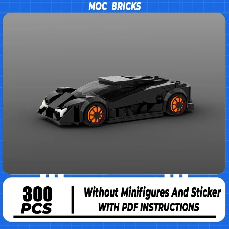 

Orange Cool Wheel Concept Champion Car Model Moc Building Blocks Super Sports Car Bricks DIY Assembly Construction Toy Gifts