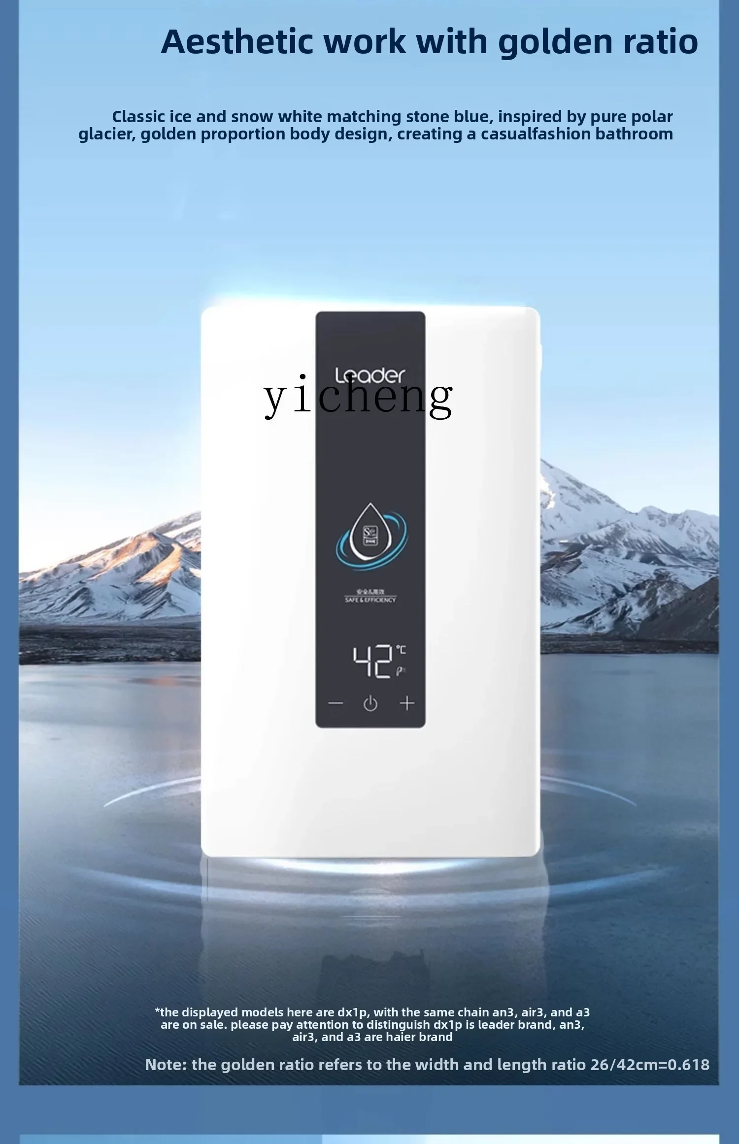 Scaldabagno elettrico veloce per uso domestico a temperatura costante con conversione ZZ Smart Home istantaneo