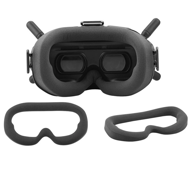 نظارات الطيران V2 قناع وسادة ، عدم الانزلاق كروس Eyecup الإسفنج ، الغطاء الواقي ، قطع الغيار