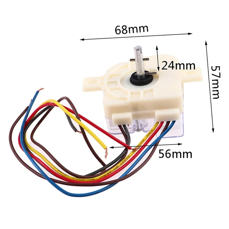 

6 Wire 180 Degree Washing Machine Timer Switch Wash Timer Semi-Automatic Double-Cylinder Washing Machine Accessories-ABYS