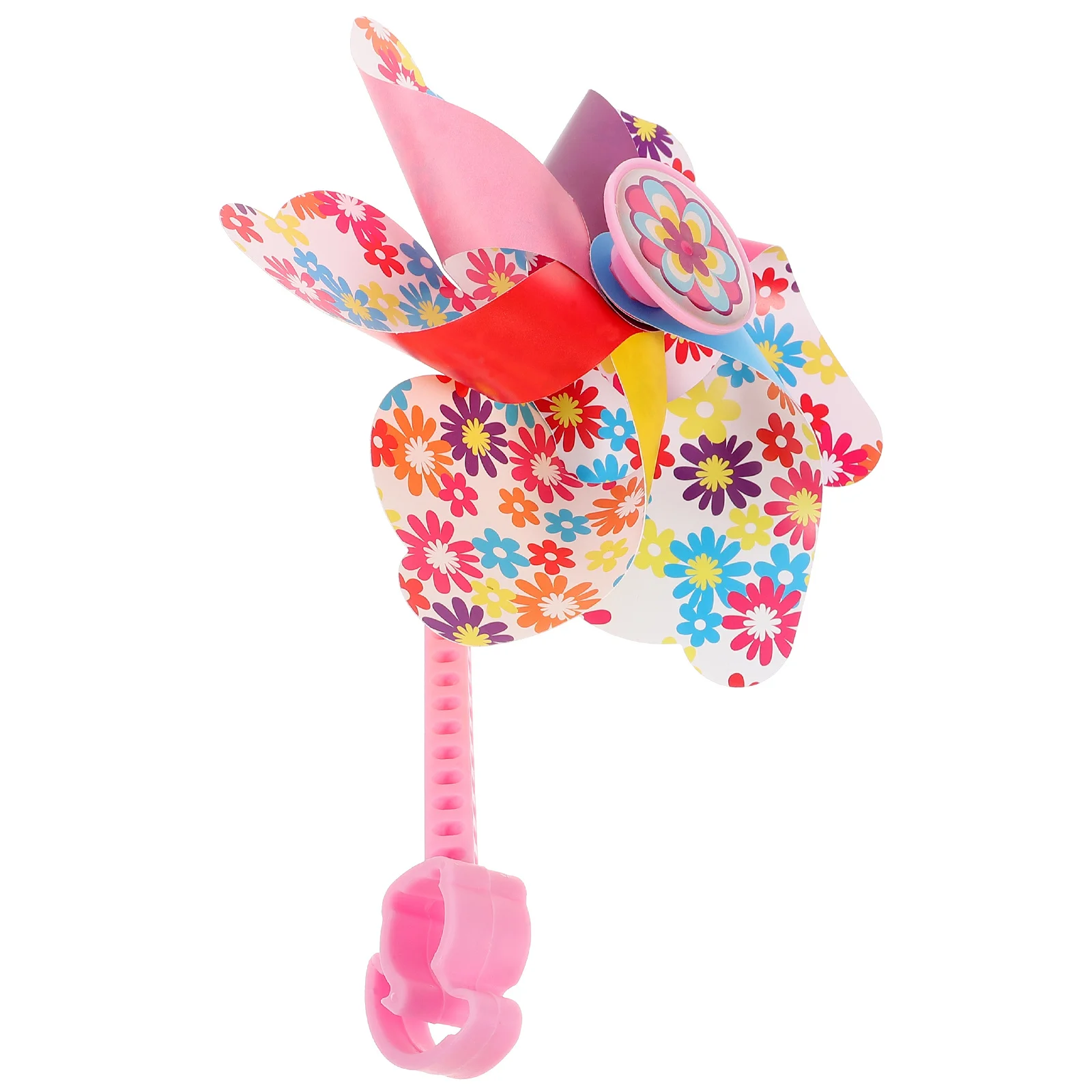 1 قطعة دولاب الهواء للأطفال المقود 22.2 مللي متر زهرة طاحونة تصميم سكوتر الديكور ركوب الدولاب ملحق هدية