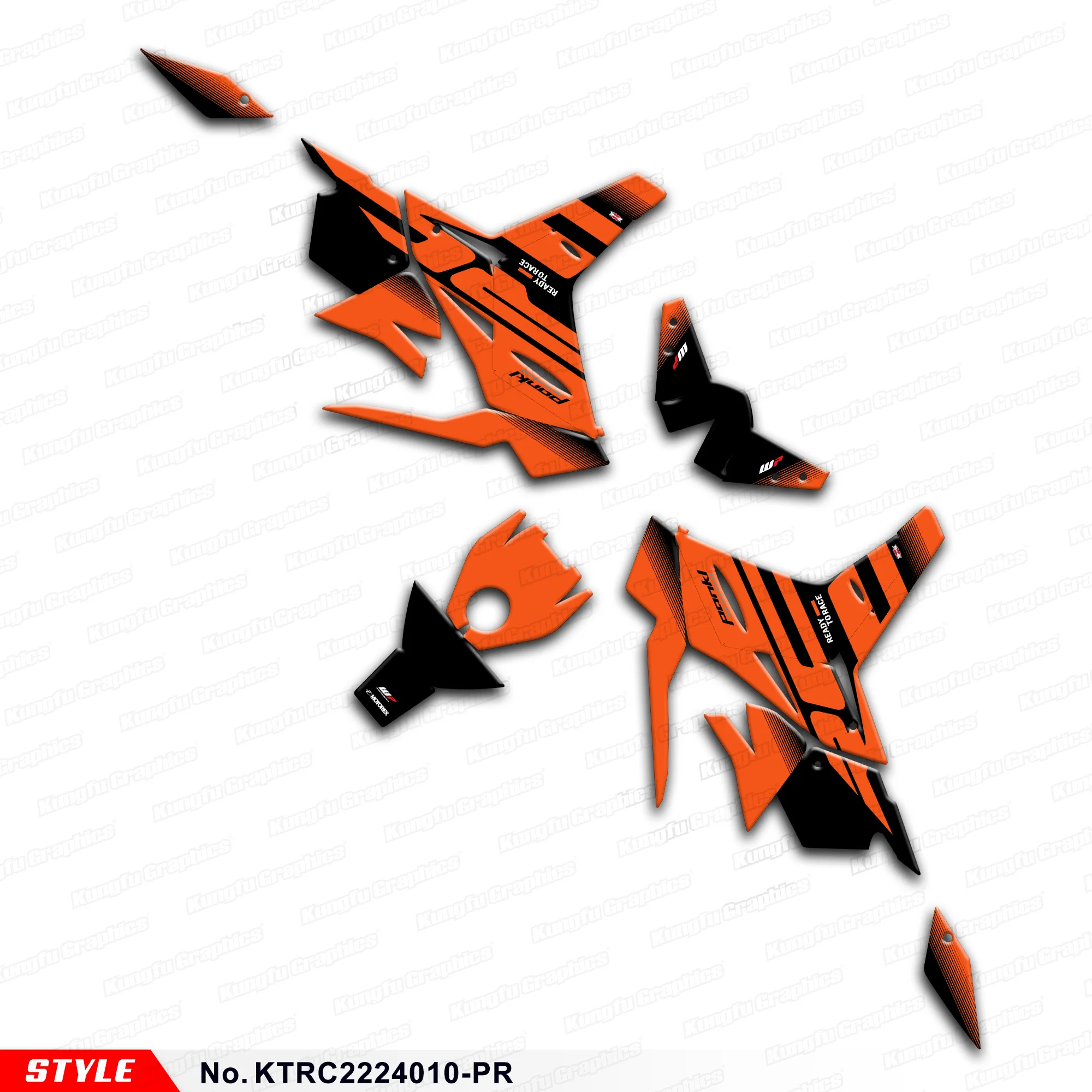 

Наклейка JY RACING, полная мотоциклетная графика для KTM RC 125 RC200 RC 390 2022 2023 2024, детали, KTRC2224010-PR