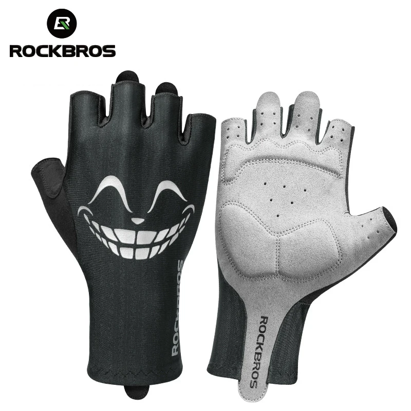 

ROCKBROS Cycling Gloves Men Women Summer Half Finger Gloves Breathable Shockproof MTB Road Bicycle Gloves For Bike Accessories