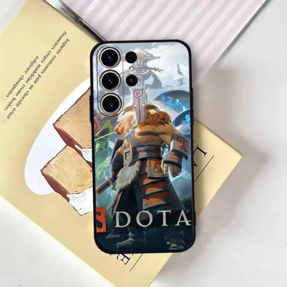 حافظة هاتف Dota 2 لهاتف SamsungS25,24,21,22,23,30,Ultra,20,Plus,Fe,Lite,Note,10,9,Soft Black Cover #5