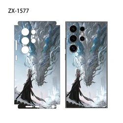 Sticker Skin voor Samsung Galaxy S24 S23 S22 S25 Ultra Note20 Decals Achterfolie Beschermhoesje Schermbeschermer Wrap Ultra Dun