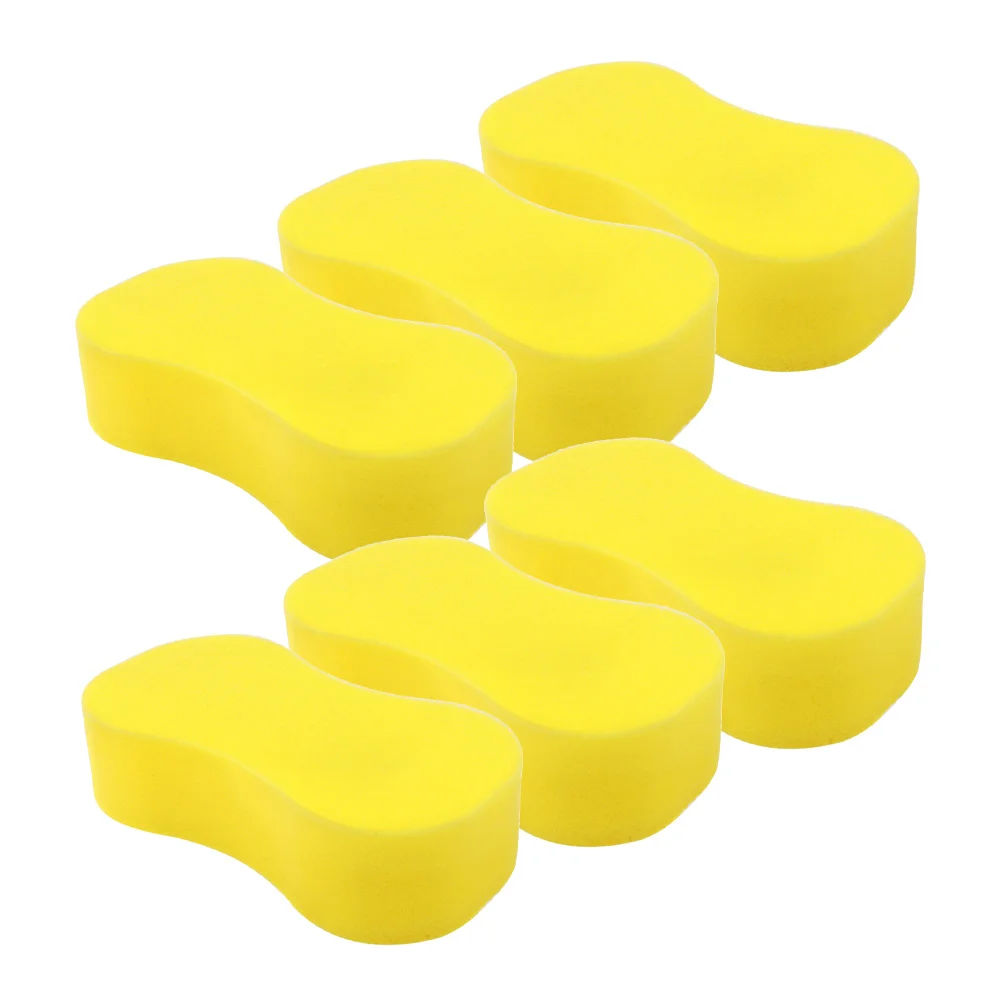 

6Pcs Car Wash Sponge Blocks Super Detergent Scrub Sponges for Cleaning Cars Windows Pots Pans Household Auto Detailing Tools