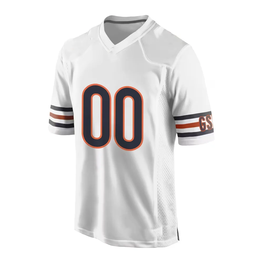 24-25 Summer Adult Chicago American Football Jersey Rugby Jersey Sportswear Training Jersey Bears  /Caleb 18 Number T-shirt